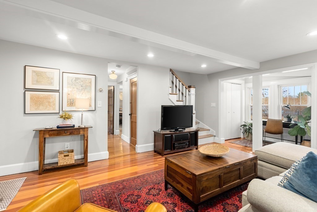 36 Shore Road Wellesley, MA 01760 - Photo 6 of 27 a living room with furniture and a flat screen tv