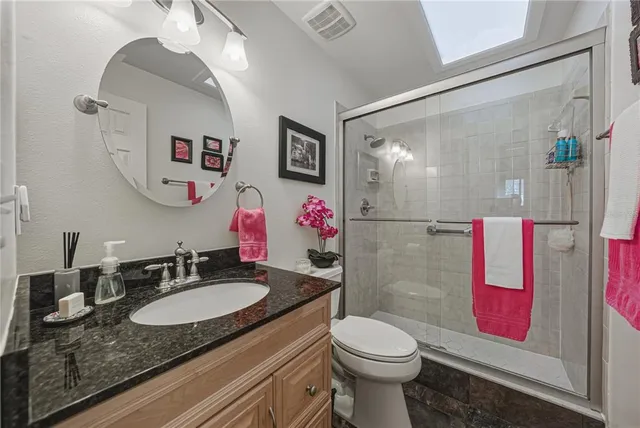 a view of a patio with swimming pool