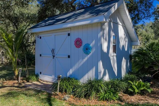 an aerial view of a city and mountain