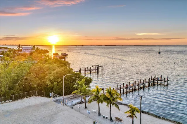 a view of outdoor space with ocean view
