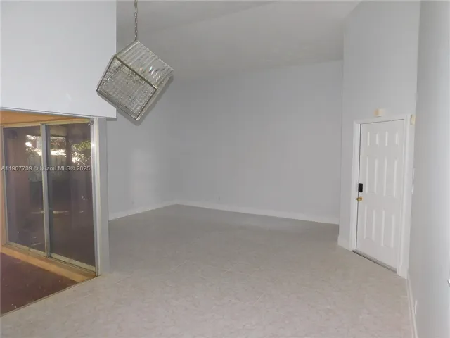 a view of an empty room