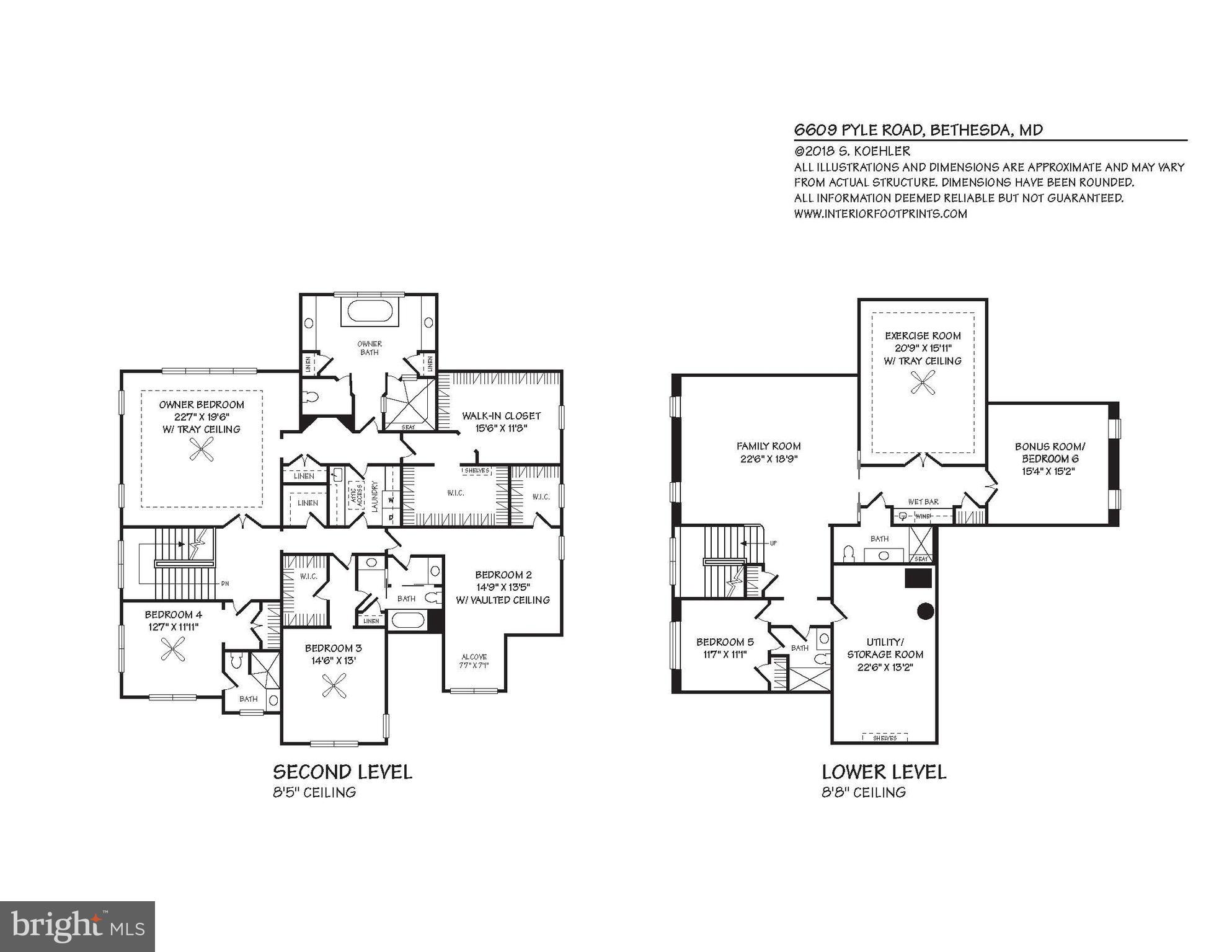 6609 Pyle Road Bethesda, MD 20817 - Photo 37 of 37 Floor Plans