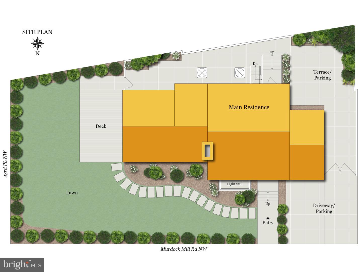 4319 Murdock Mill Road Northwest Washington, DC 20016 - Photo 47 of 49 Site Plan
