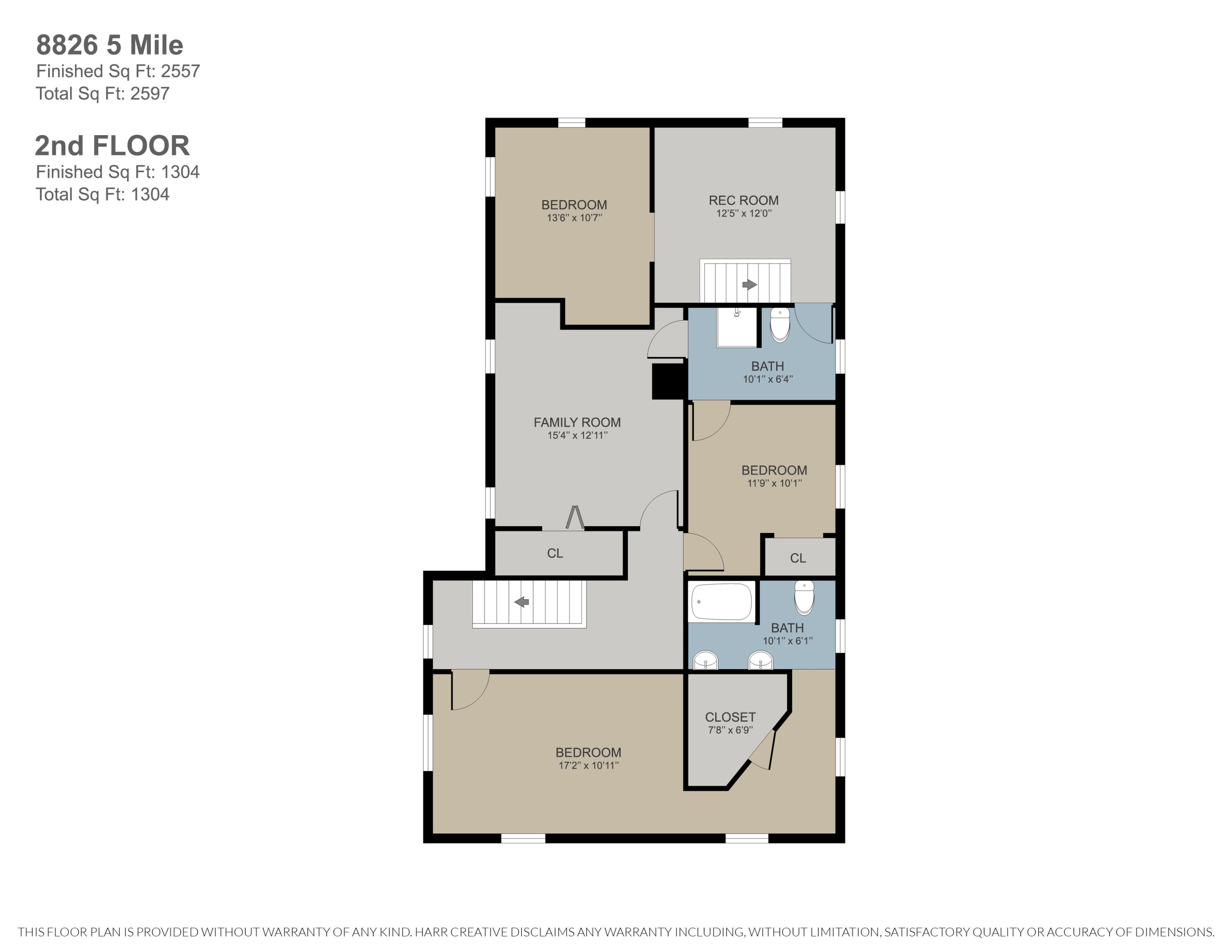 8826 5 Mile Road Northeast Ada, MI 49301 - Photo 45 of 45 8826 5 Mile 2nd Floor