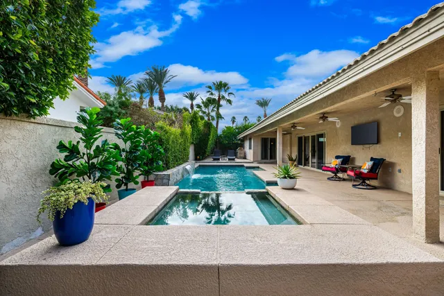 a view of a house with patio