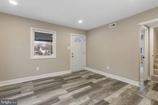 a view of empty room