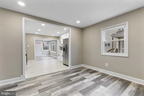 a view of livingroom with hardwood