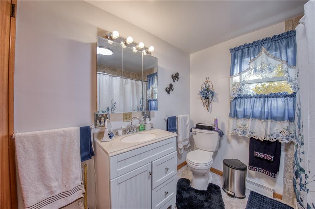 137 McBroom Road Derry, PA 15627 - Photo 10 of 26 Main floor full bath has been beautifully updated