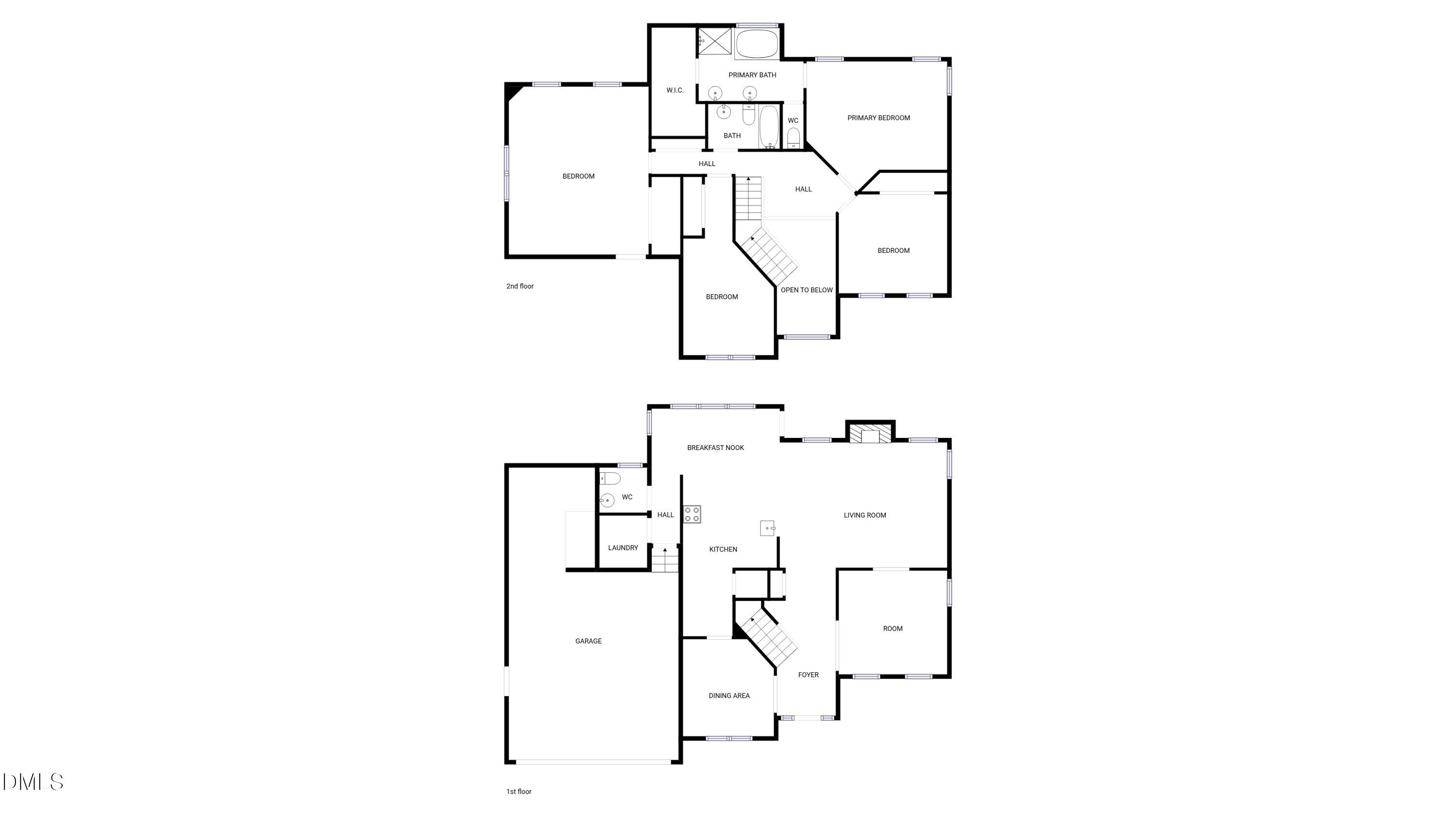 12213 Freemont Lane Raleigh, NC 27613 - Photo 19 of 19 a picture of floor plan
