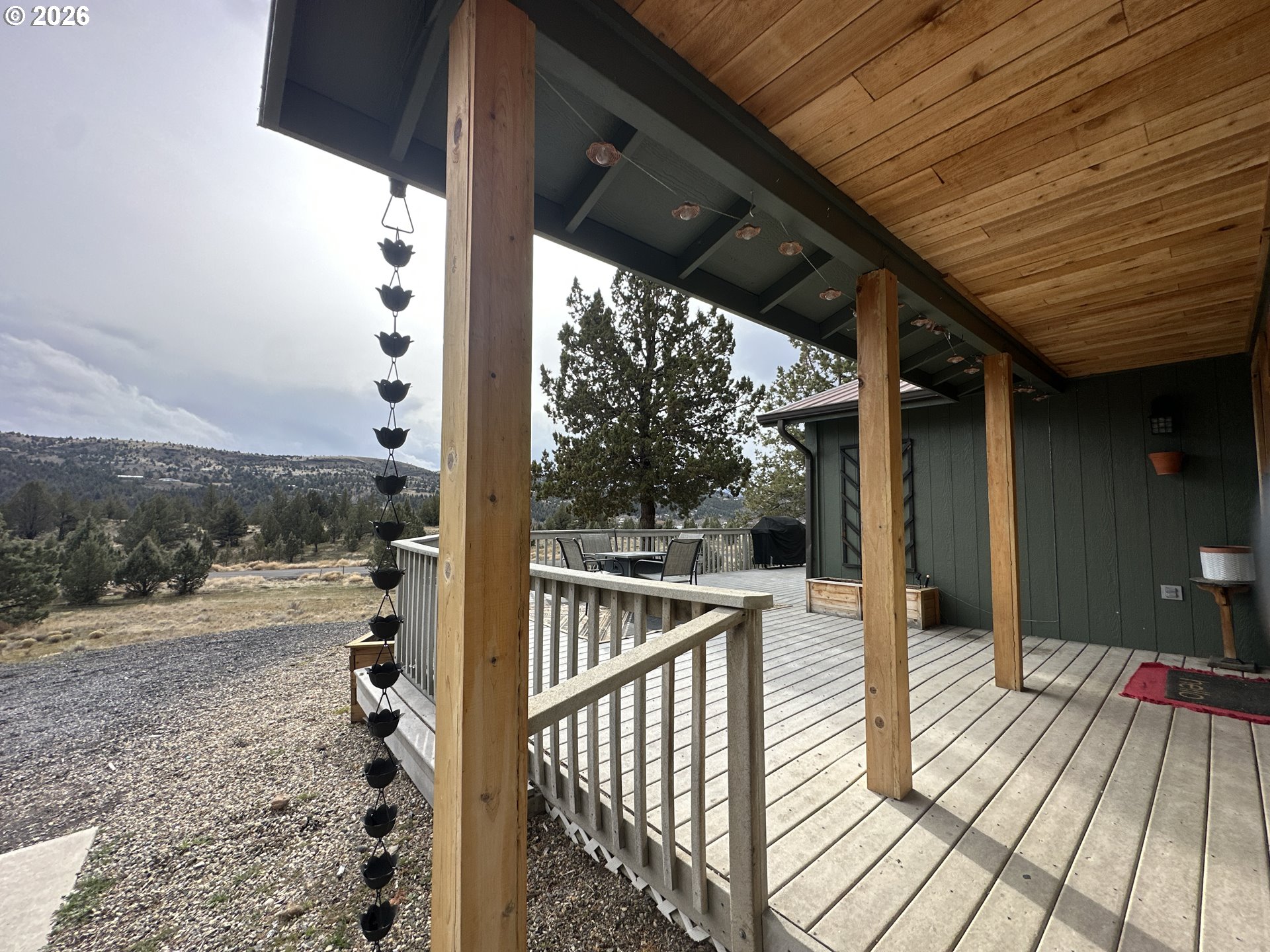 120 Valley View Drive John Day, OR 97845 - Photo 2 of 34 a view of a balcony with wooden floor