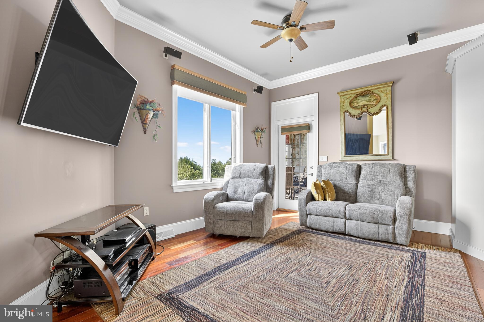 522 Halyard Way Enola, PA 17025 - Photo 35 of 60 a living room with furniture and a flat screen tv