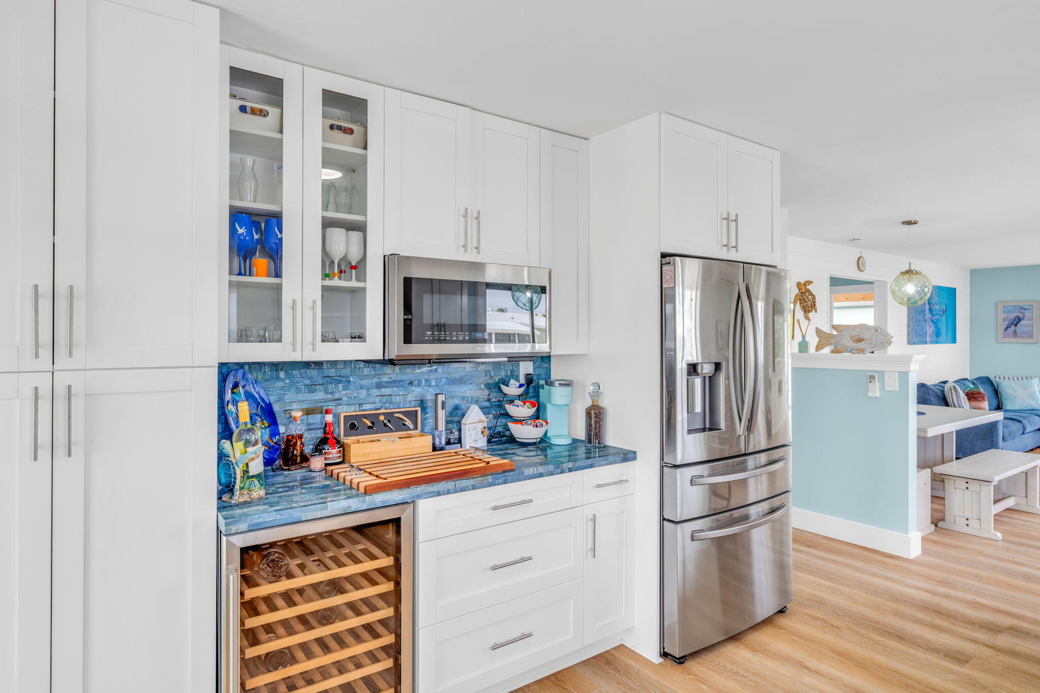 28538 John Silver Road Summerland Key, FL 33042 - Photo 11 of 45 a kitchen with stainless steel appliances a refrigerator a stove and a cabinets