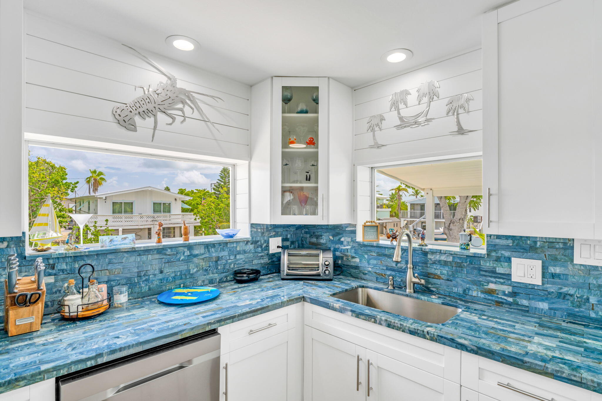 28538 John Silver Road Summerland Key, FL 33042 - Photo 13 of 45 a kitchen with counter top space and windows