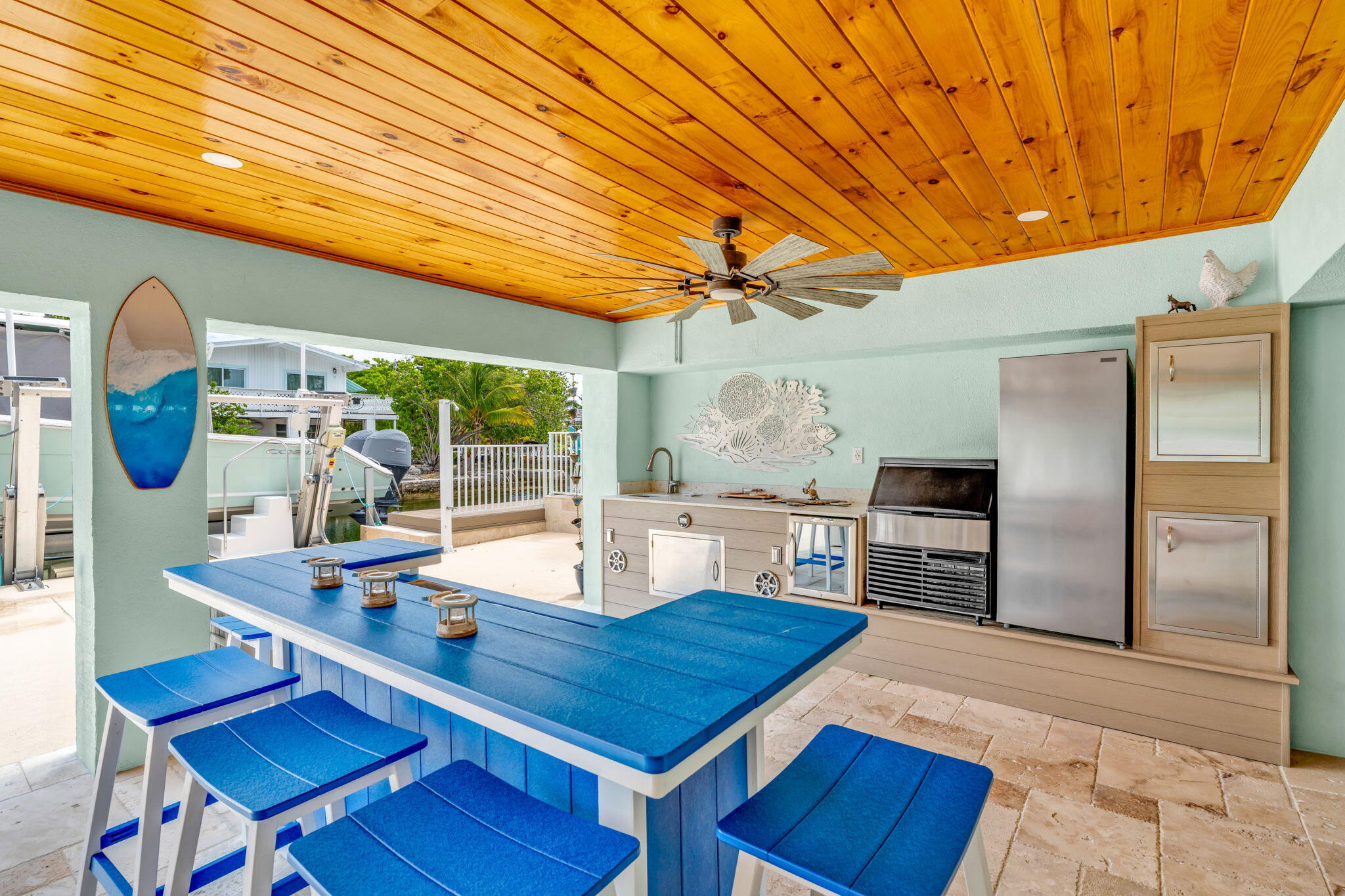 28538 John Silver Road Summerland Key, FL 33042 - Photo 30 of 45 a view of a dining room with furniture window and wooden floor