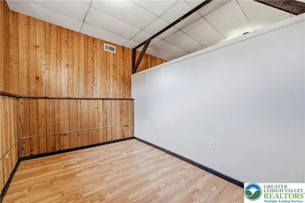 a view of wooden floor