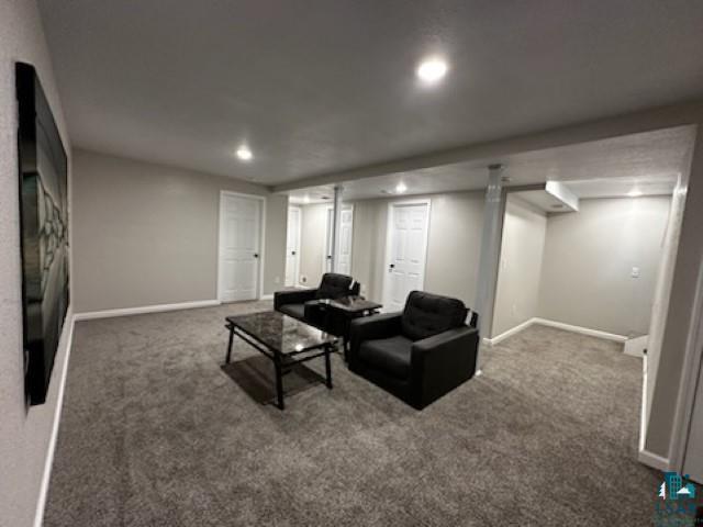 4207 Trinity Road Duluth, MN 55811 - Photo 31 of 40 Living room featuring dark carpet