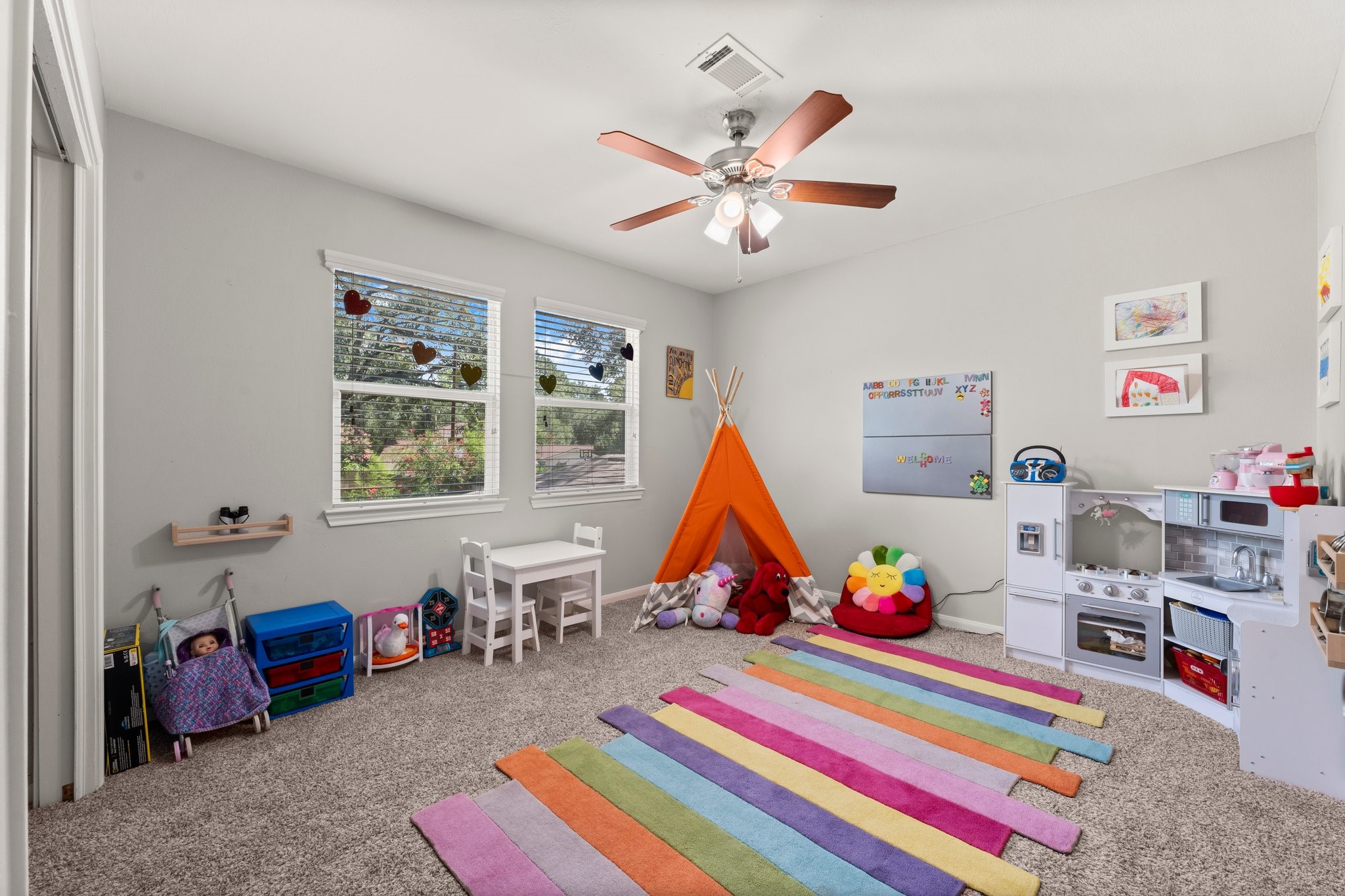 6030 Craigway Road Spring, TX 77389 - Photo 32 of 45 Bright and inviting children's room with soft carpet and ample natural light.