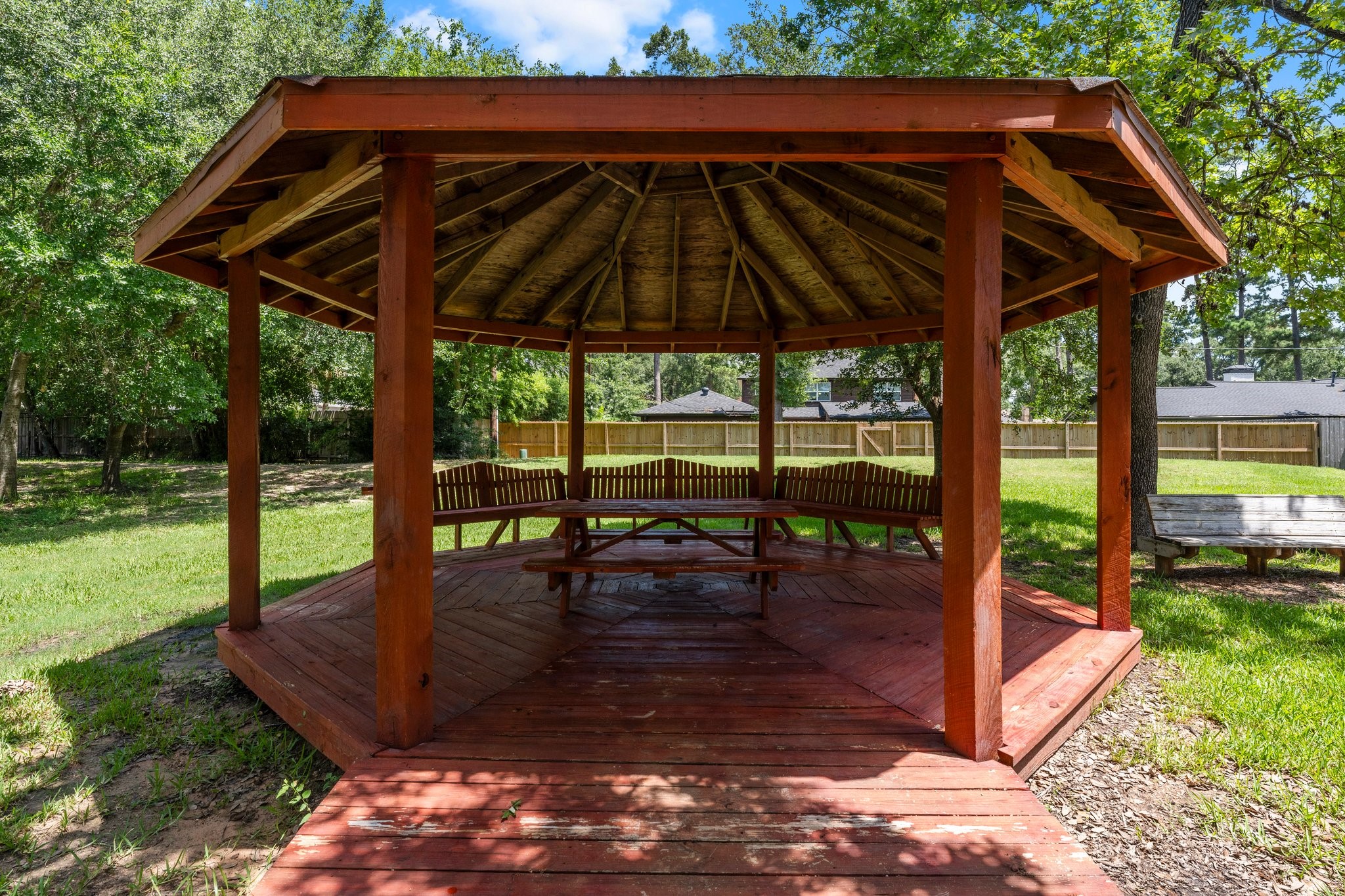 6030 Craigway Road Spring, TX 77389 - Photo 38 of 45 Charming neighborhood gazebo, it offers a peaceful and inviting spot for relaxation.