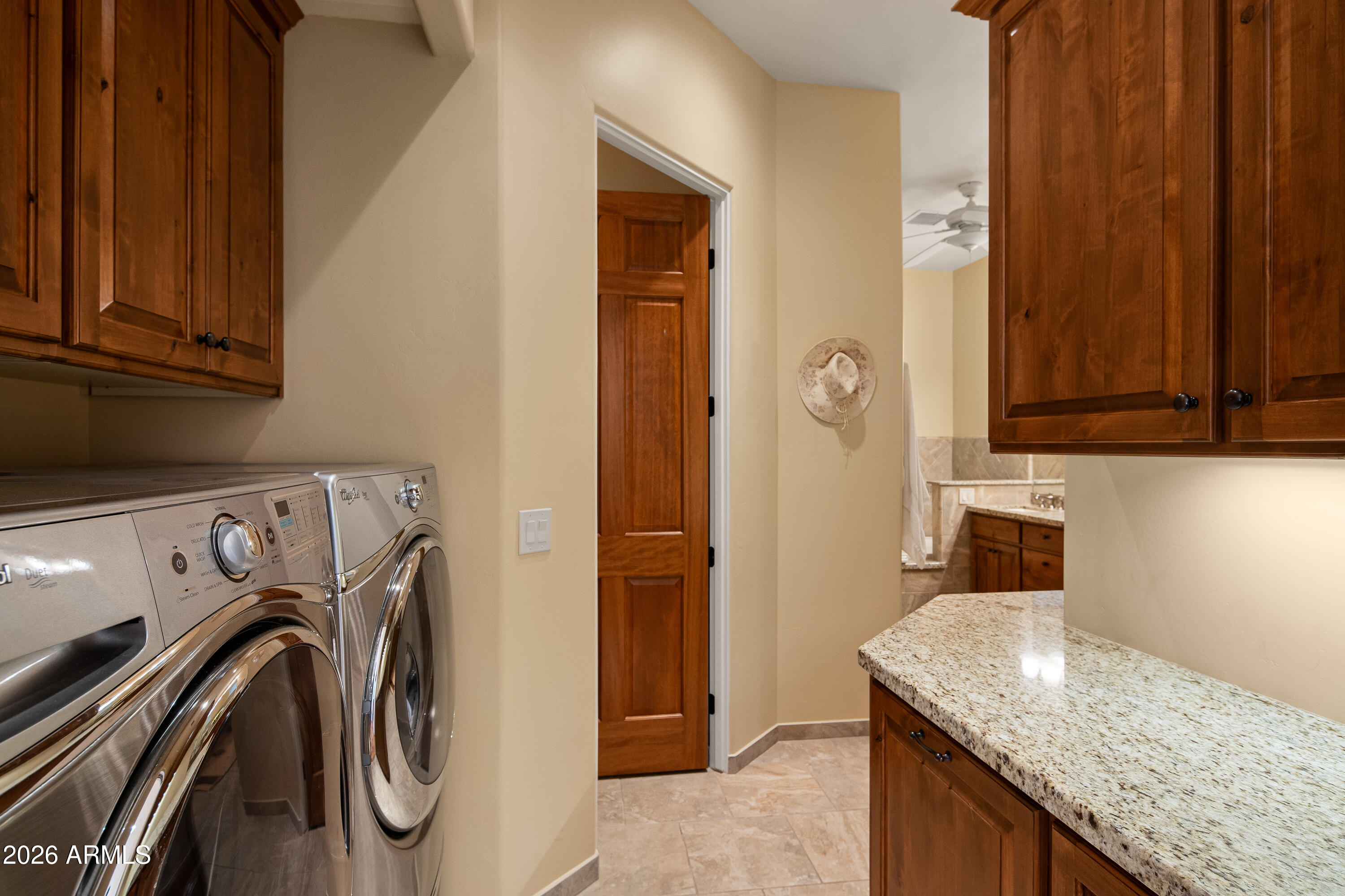 190 Morgan Road Sedona, AZ 86336 - Photo 41 of 51 Laundry Room to the Primary Bathroom