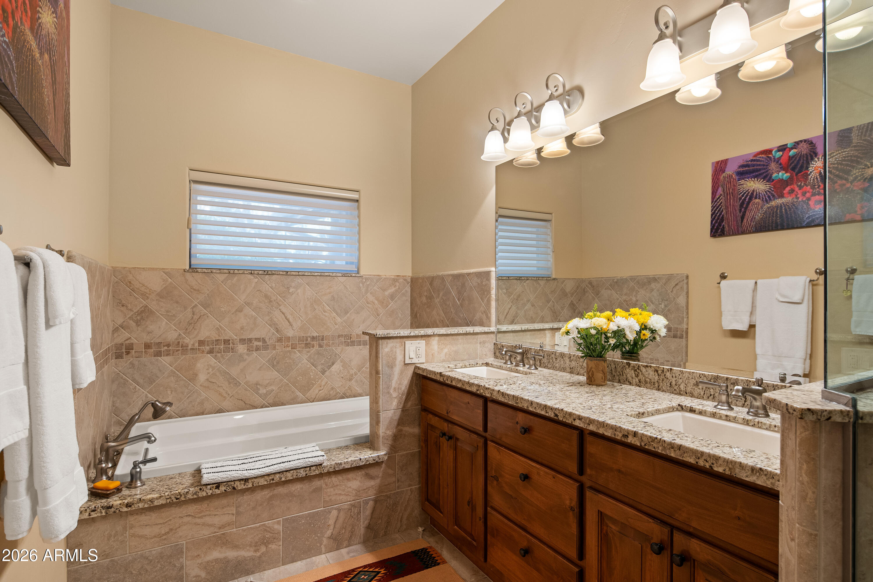 190 Morgan Road Sedona, AZ 86336 - Photo 44 of 51 Primary Bathroom with Double Sinks