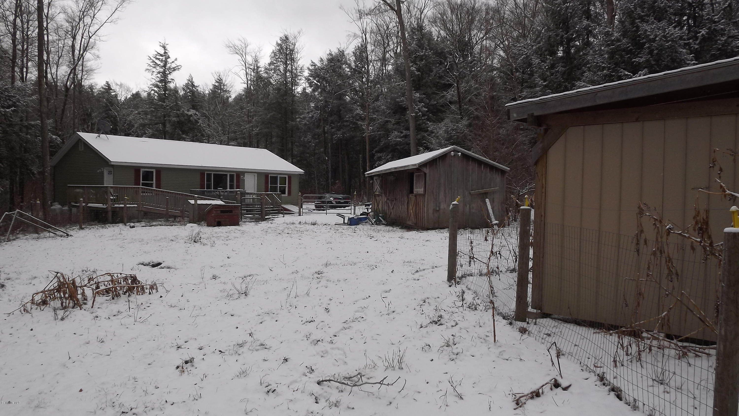 66 Dimmock Road Otis, MA 01253 - Photo 13 of 17 Rear of house & Horsebarn