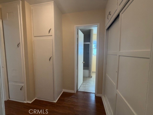 25 Genoa Street, Unit D Arcadia, CA 91006 - Photo 10 of 22 a view of a hallway with wooden floor