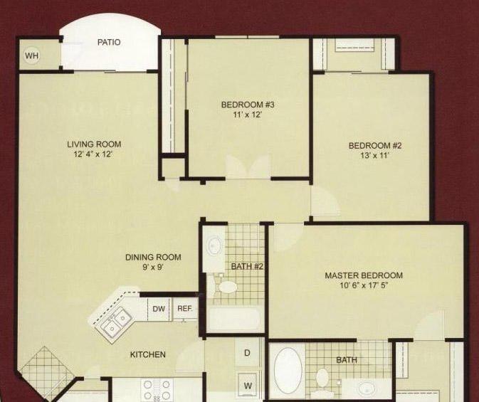 1701 East Colter Street, Unit 239 Phoenix, AZ 85016 - Photo 20 of 20 Floor Plan