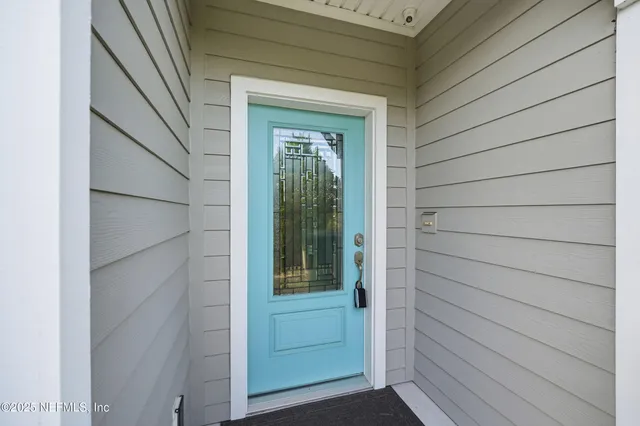 a view of front door