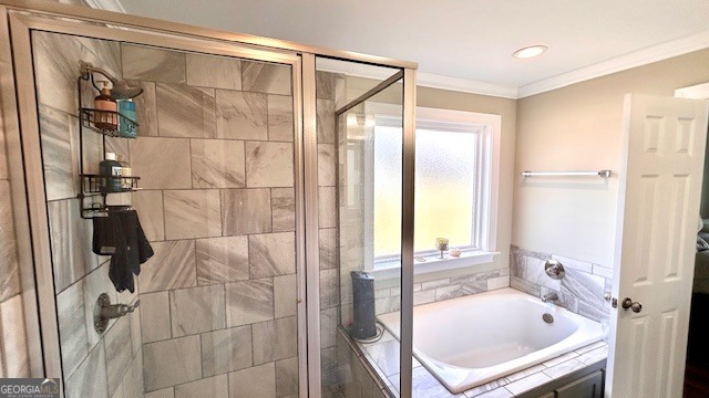 4 Savannah Place Rome, GA 30165 - Photo 14 of 19 a bathroom with a tub and a shower