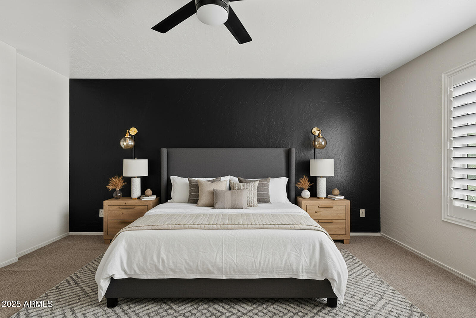 861 West Shellfish Drive Gilbert, AZ 85233 - Photo 5 of 30 a bedroom with a bed and lamp