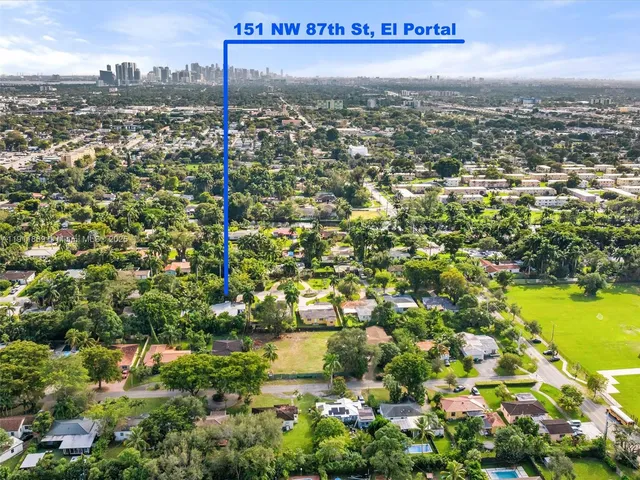 $1,995,000 | 151 Northwest 87th Street, El Portal, FL 33150