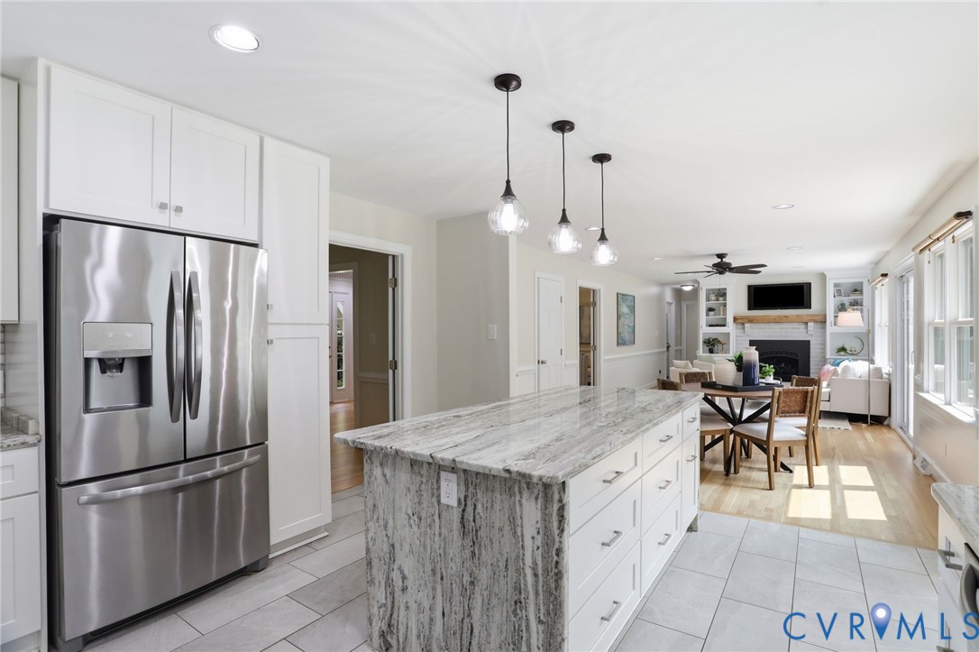 2904 Old Gun Road West Midlothian, VA 23113 - Photo 14 of 59 Open-concept kitchen and living area featuring a c