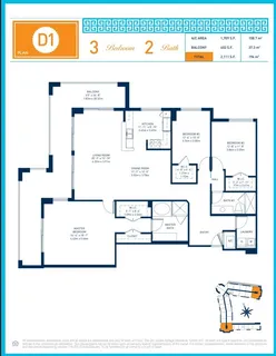 $1,299,000 | 550 Okeechobee Boulevard, Unit 622, West Palm Beach, FL 33401