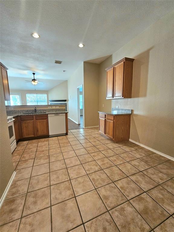 14224 Polo Ranch Street Fort Worth, TX 76052 - Photo 11 of 35 a kitchen with stainless steel appliances a sink and a cabinets