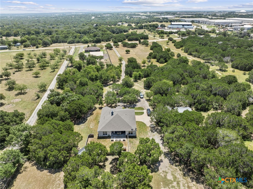 614 South Wheat Road Belton, TX 76513 - Photo 42 of 46 an aerial view of residential house with outdoor space and trees