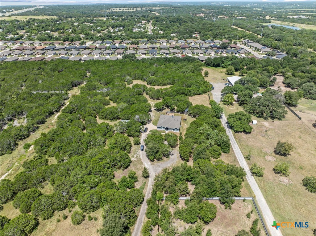 614 South Wheat Road Belton, TX 76513 - Photo 43 of 46 an aerial view of residential houses with outdoor space and trees