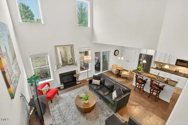 a bathroom with a sink a mirror and a shower