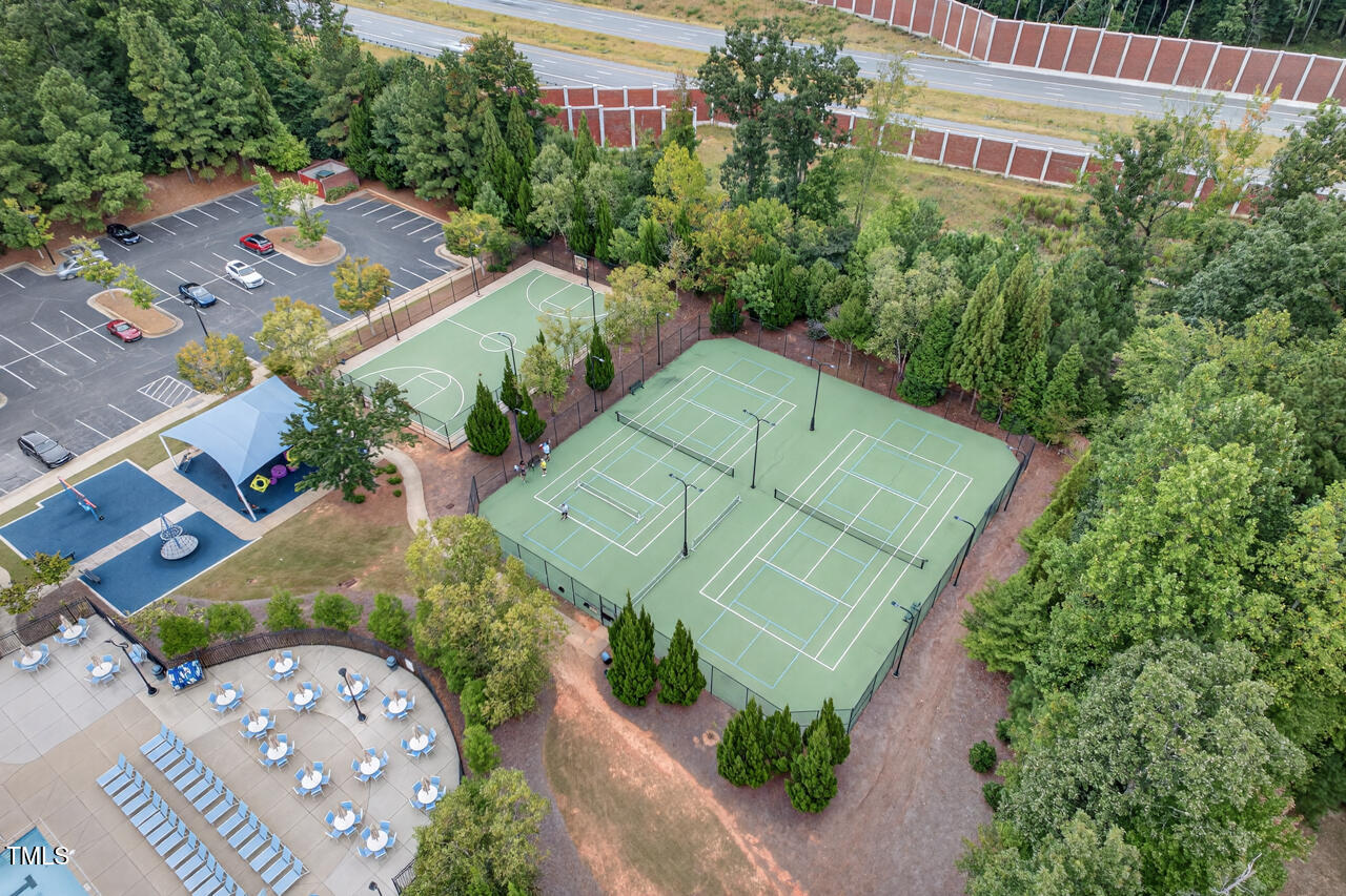 127 Willow View Lane Apex, NC 27539 - Photo 38 of 39 an aerial view of a house
