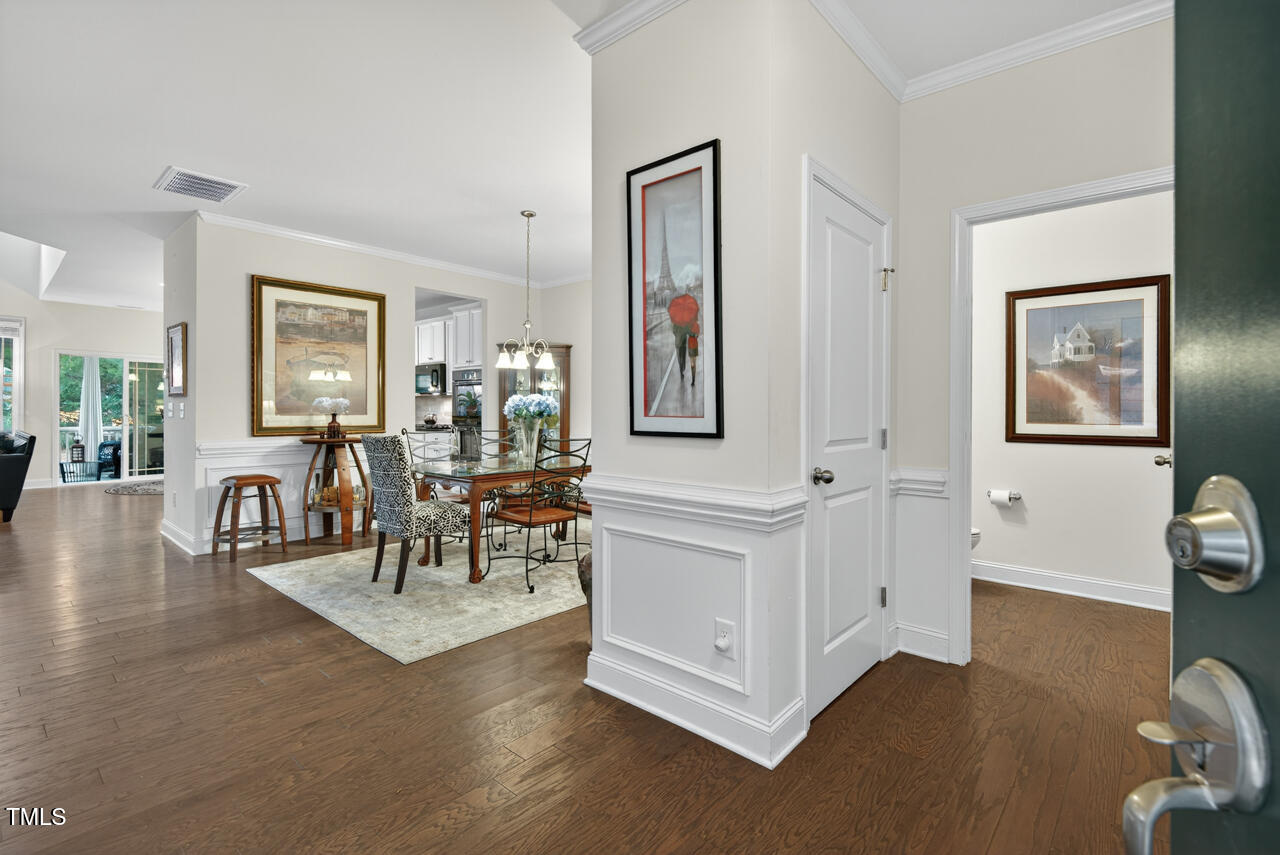 127 Willow View Lane Apex, NC 27539 - Photo 3 of 39 a living room with furniture and wooden floor