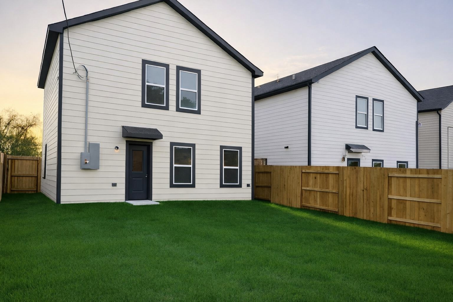 414 North 4th Street Beasley, TX 77417 - Photo 22 of 26 The large fully fenced backyard offers limitless potential, providing plenty of space to create your own personal retreat. Whether you’re looking to relax, entertain, or design your dream garden, this area invites you to bring your vision to life and craft the perfect outdoor space.