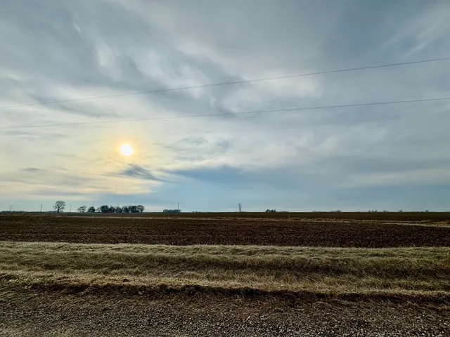 a view of a lake and mountain