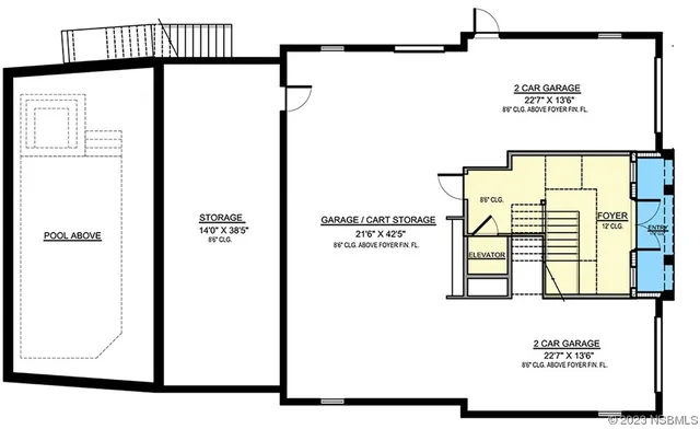 a view of a door with an entrance