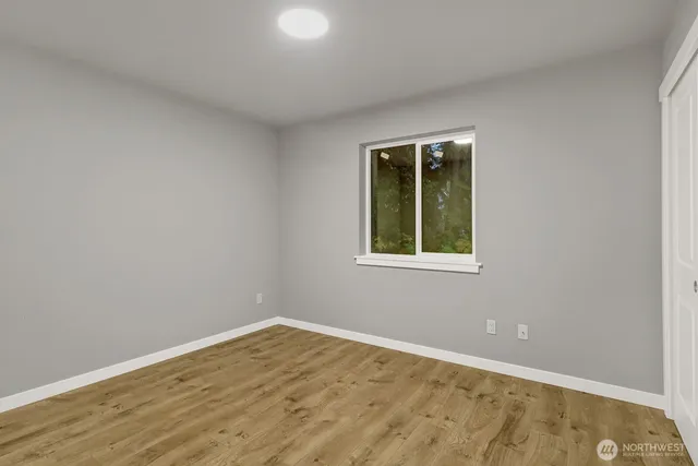 wooden floor in a room