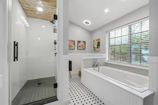 a view of a entryway with wooden floor