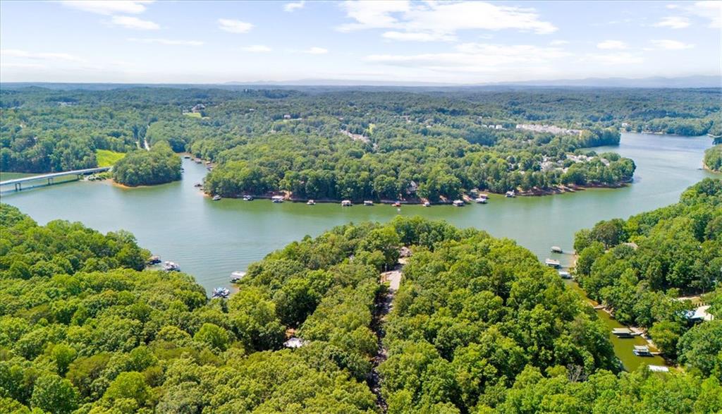 5739 Ridgewater Circle Gainesville, GA 30506 - Photo 87 of 93 an aerial view of a houses with a lake view