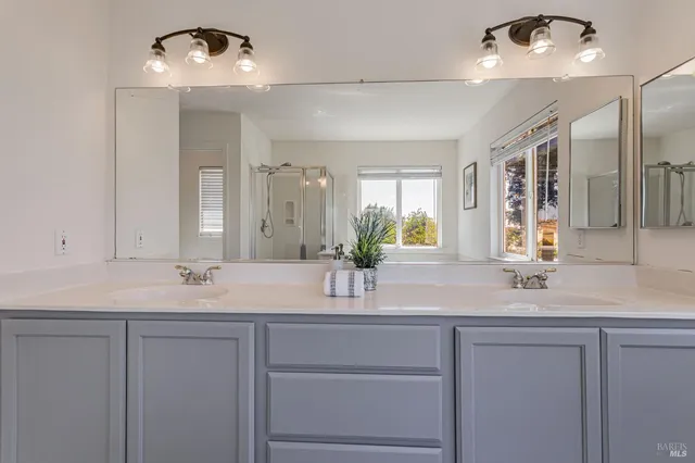 a view of a room with furniture