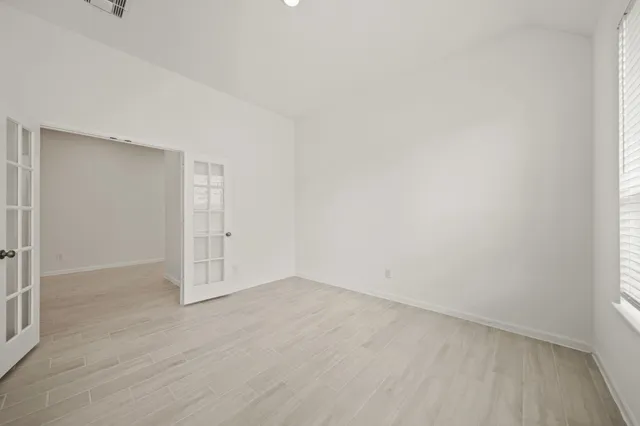 a view of an empty room