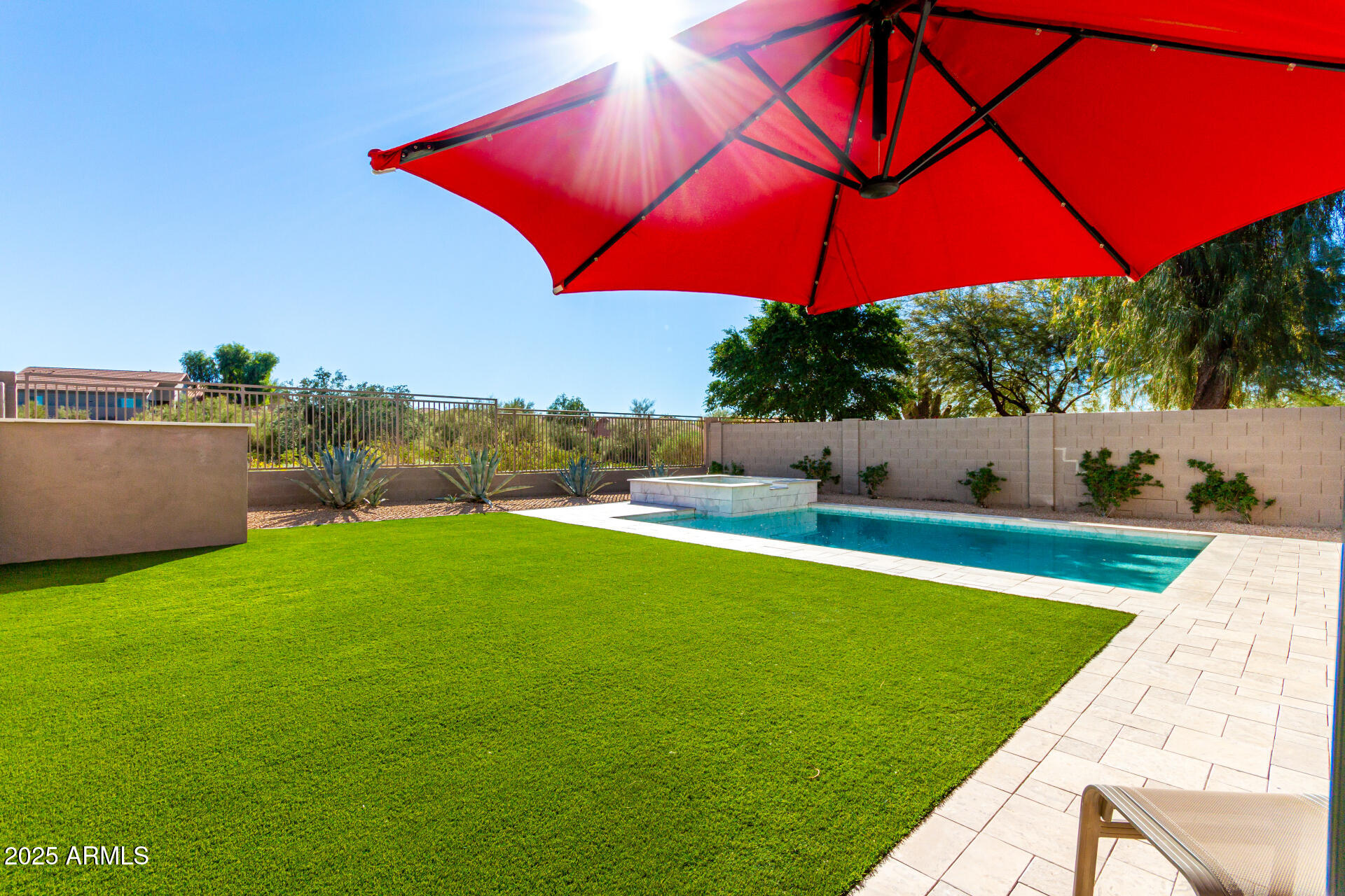 10357 East Texas Sage Lane Scottsdale, AZ 85255 - Photo 31 of 44 Artificial Turf & Pool / Spa