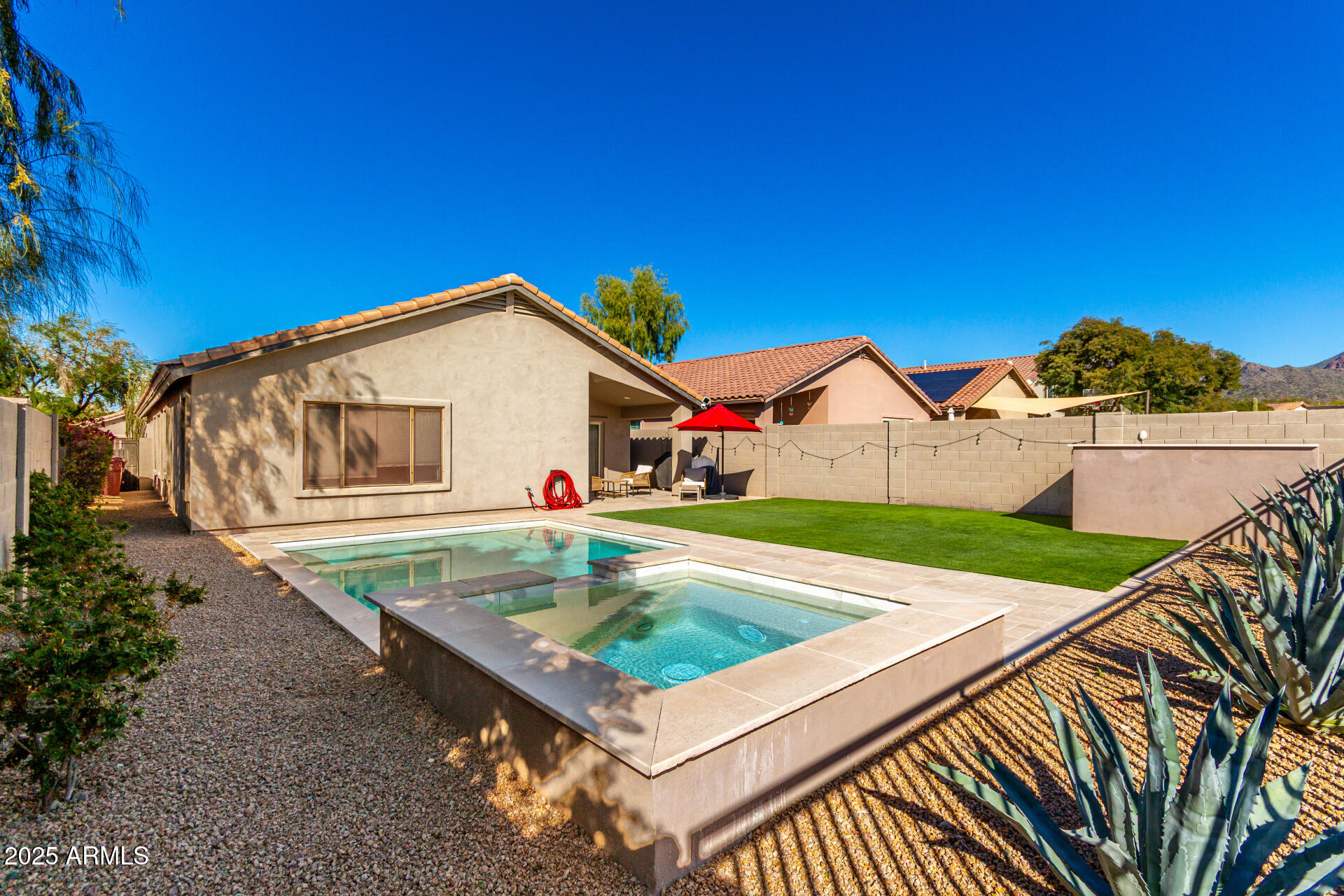 10357 East Texas Sage Lane Scottsdale, AZ 85255 - Photo 33 of 44 Artificial Turf & Pool / Spa