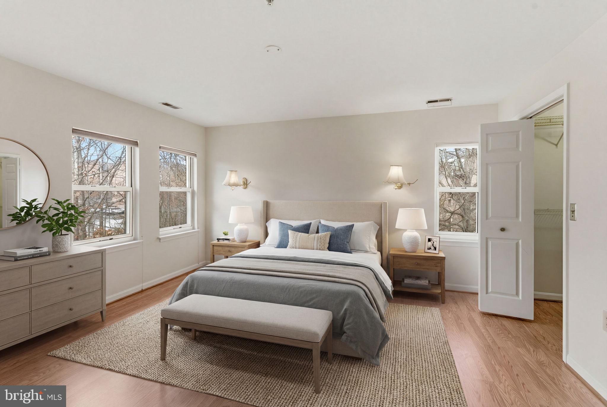 3901 Darleigh Road, Unit 3G Baltimore, MD 21236 - Photo 23 of 41 a bedroom with a bed and a window